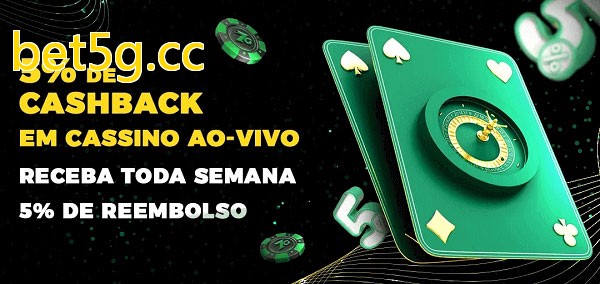 Promoções do cassino ao Vivo bet5g.cc